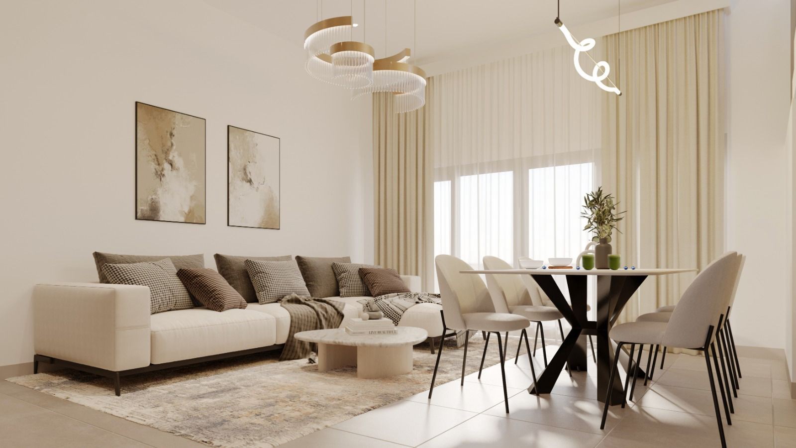 Modern Residential Apartments | 3D Visualisation – Project image 1