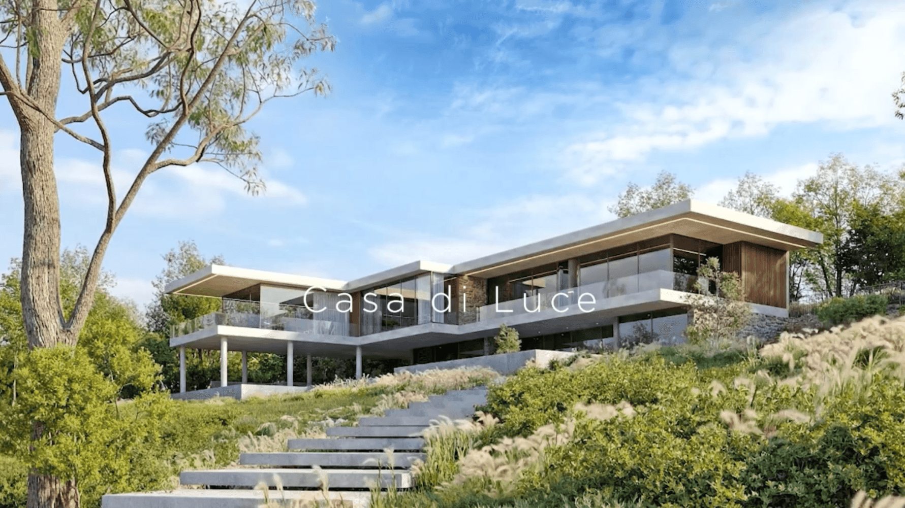 The Hillside Villa | Luxury 3D Visualisation hero image